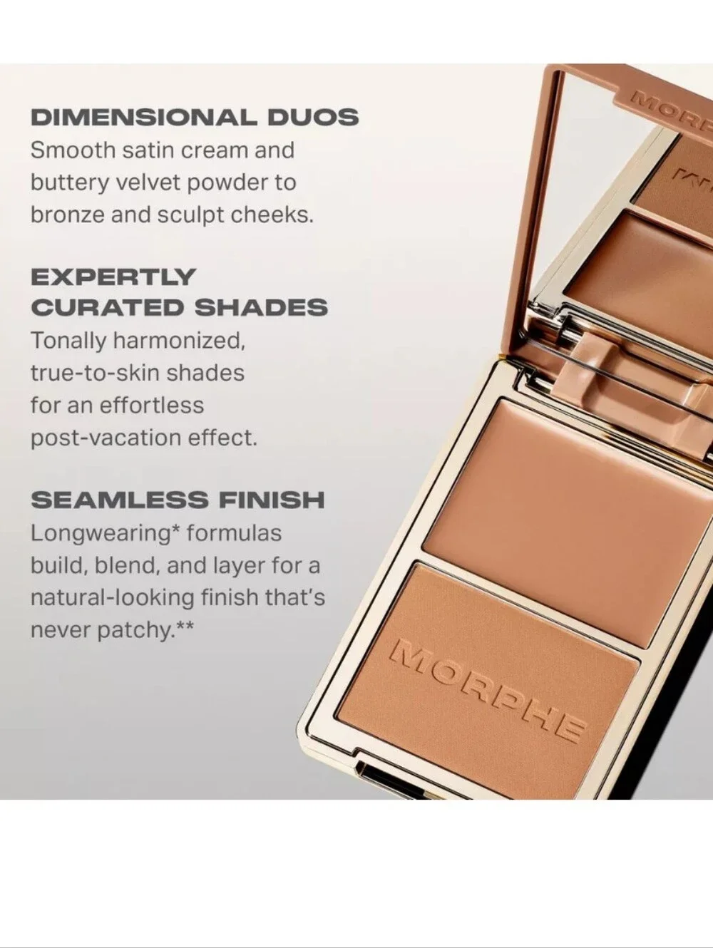Morphe Cheek Thrills Bronze & Tone Duo Shade: Tulum Trip (medium tan) 🆕